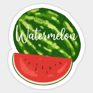 Watermelon summer vibes Sticker